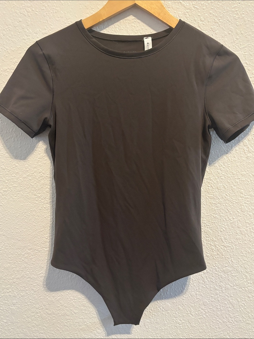 Women’s Chocolate Brown Short-Sleeve Bodysuit